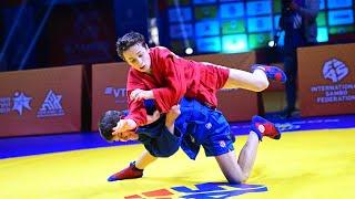 ALIPANAHOV Ismayil vs VASILENKO Danil. Cadets male 49 kg. European SAMBO Championships 2023