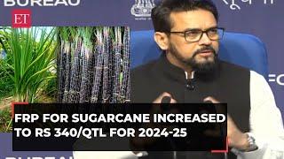 Cabinet approves hike in sugarcane FRP by Rs 25 to Rs 340 per quintal for 2024-25 season