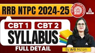 RRB NTPC  Syllabus 2024 | RRB NTPC CBT and 1 CBT 2 Complete Syllabus in Hindi