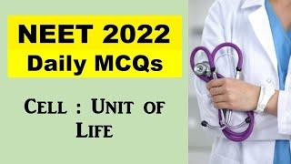 NEET 2022 Daily MCQs Practice || CELL || MCQs for NEET || NEET 2022 Questions