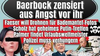 Baerbock zensiert | Polizei muss verhungern | Geheimtreffen von Scholz & Putin [ Meinungspirat ]