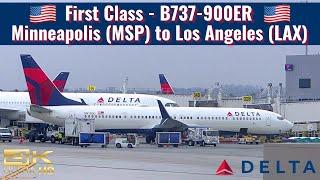 Delta Airlines | B737-900ER | First Class | Minneapolis (MSP) to Los Angeles (LAX) | Trip Report