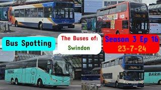 New Coachstyle Evora! Bus Spotting S3 E16; The Buses of Swindon 23-7-24