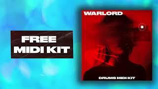 ''WARLORD'' - Free Midi Kit | 808 Midi Kit | Hi Hat Midi Kit | Royalty Free Midi Pack 2025