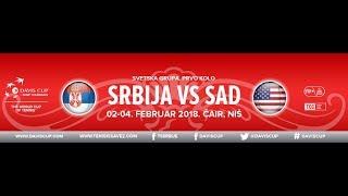 TENISKI SAVEZ SRBIJE - DC SRB vs SAD 2018