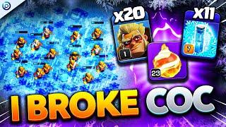 FIREBALL + MASS DRUIDS + FREEZE is STUPIDLY OVERPOWERED | Best TH16 Attack Strategy Clash of Clans