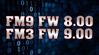 FM9 (FW 8.00) and FM3 (FW 9.00) Update | New stuff and comparison with previous firmware (ENG SUBS)