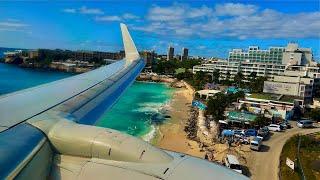 [4K] – Full Flight – American Airlines – Boeing 737-823 – MIA-SXM – N856NN – AA3176 – IFS 977