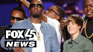 Diddy Hangs Out with Justin Bieber on Kimmel ...Biebs Knows to Keep Mum About My House Parties