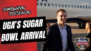 LIVE: The Georgia Bulldogs arrive at the Sugar Bowl