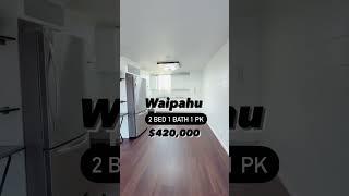  For Sale! 2 bed 1 bath 1 parking corner unit in Waipahu! Fully renovated  Ground floor unit you a