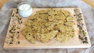 Salty seed crackers - gluten-free recipe - n°498