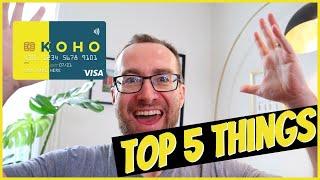 KOHO: My 5 Favourite Features About The KOHO Pre-Paid Debit Card (Get $20 FREE)