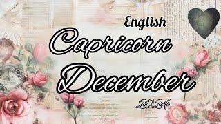 CAPRICORN ️ DECEMBER #2024 ENGLISH #tarot #reading #capricorn #december #horoscope