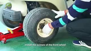 Golf Cart Club Car DS Hub and Ball Bearing Assembly Installation Video