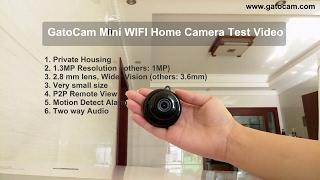 GatoCam 1.3MP WIFI Mini Hidden Home Alarm Camera