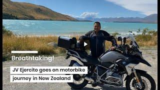 Breathtaking! JV Ejercito goes on motorbike journey in New Zealand