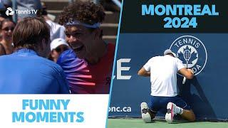 Bublik's Illegal Genius & Dimitrov's Painful Mishap 🫣 | Montreal 2024 Funny Moments