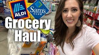 GROCERY HAUL || Aldi, Sam’s Club + MORE || HUGE Grocery Haul… it’s been awhile