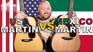 Made in the USA Martin D-28 vs. Made in Mexico Martín D-13E | What's the difference?