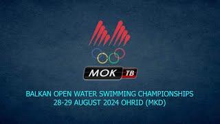 BALKAN OPEN WATER SWIMMING CHAMPIONSHIPS28-29 AUGUST 2024 OHRID (MKD) - DAY 1