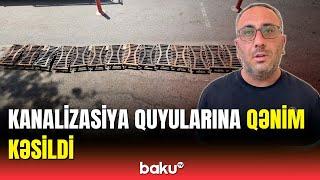 Səbaildə kanalizasiya quyularından oğurluq edən şəxs saxlanıldı