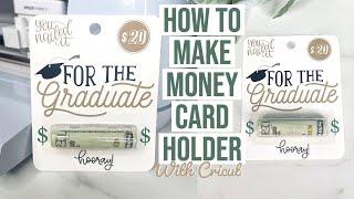 MONEY CARD HOLDER TUTORIAL WITH CRICUT | TRENDING LIP BALM POUCH HOLDER