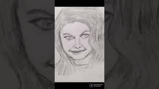 Elizabeth Montgomery sketch||bewitched actress Elizabeth Montgomery drawing