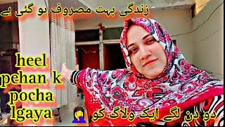 Pakistani mom's daily vlog || heel pehan k pocha lgaya | daily routine vlog @Toshi946