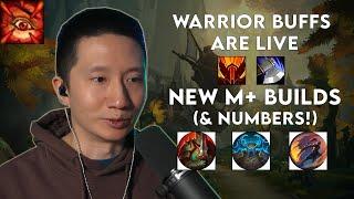 Arms/Fury buffs are here! New M+ builds to try...