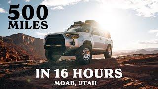 Moab Utah // 500 Miles in 16 Hours // Toyota 4Runner, Tundra, Tacoma Overlanding