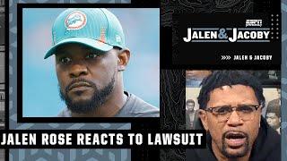 Jalen Rose reacts to Brian Flores' lawsuit against the NFL: 'He's a COURAGEOUS man' | Jalen & Jacoby