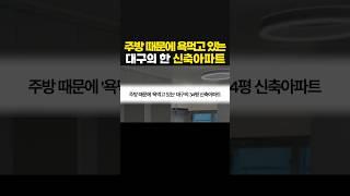 주방 때문에 욕먹고 있는 대구의 신축아파트