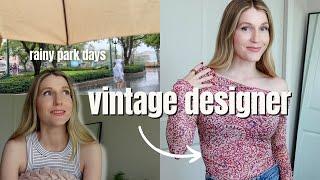 VINTAGE DESIGNER THRIFT HAUL OF MY DREAMS + LIFE NEAR DISNEY WORLD