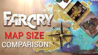 Far Cry maps SIZE comparison (incl. Far cry 6)