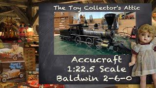 Accucraft Brass 1:22.5 (1:24?) scale Baldwin 2-6-0 Mogul