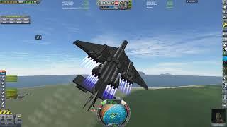 Kerbal Space Program - Flying aircraft carrier.