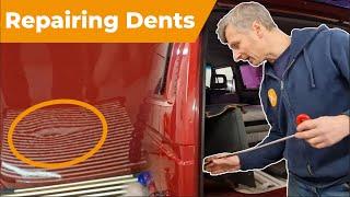 How to repair vehicle dents at home.