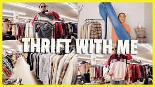 THRIFT WITH ME | SALVATION ARMY | WHAT IT COST TO THRIFT | Styling Thrift Haul | Model Image