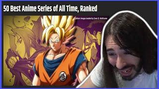 Charlie Goes Over Screen Rant's Top 50 Anime Of All Time | MoistCr1tikal