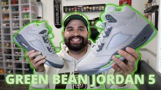 THE BEST JORDAN 5 TO DROP IN 2022! I FINALLY HAVE ANOTHER GRAIL! GREEN BEAN JORDAN 5 REVIEW!