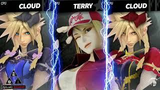 Smash Mods Ultimate:  Dress Clouds and Female Terry Free for All