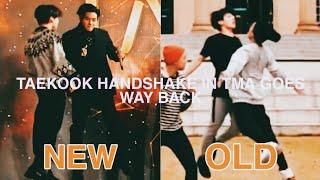 taekook new handshake at TMA 2021 is actually from 2015 || tk #shorts