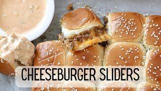 Need a quick and easy meal idea? Try these Cheeseburger Sliders now! #cheeseburger  #sliders