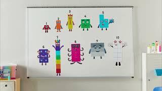 Hand2Mind Numberblocks Reusable Clings