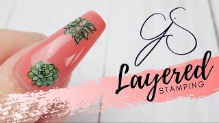 How To '' Layered Stamping ''   |   Clear Jelly Stamper Tutorial