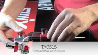 Swix How to Use The TA0515 Adjustable Base Edge File Guide