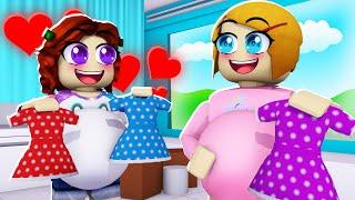 I Was Pregnant At The Same Time As My Best Friend In Roblox Brookhaven!