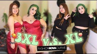 TALLA XL v.s. TALLA XXXL  Misma ropa, DISTINTAS TALLAS Fashion Nova Curve | @LadyBoo