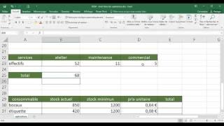 Excel - 1 Basique - Cours Faire des opérations